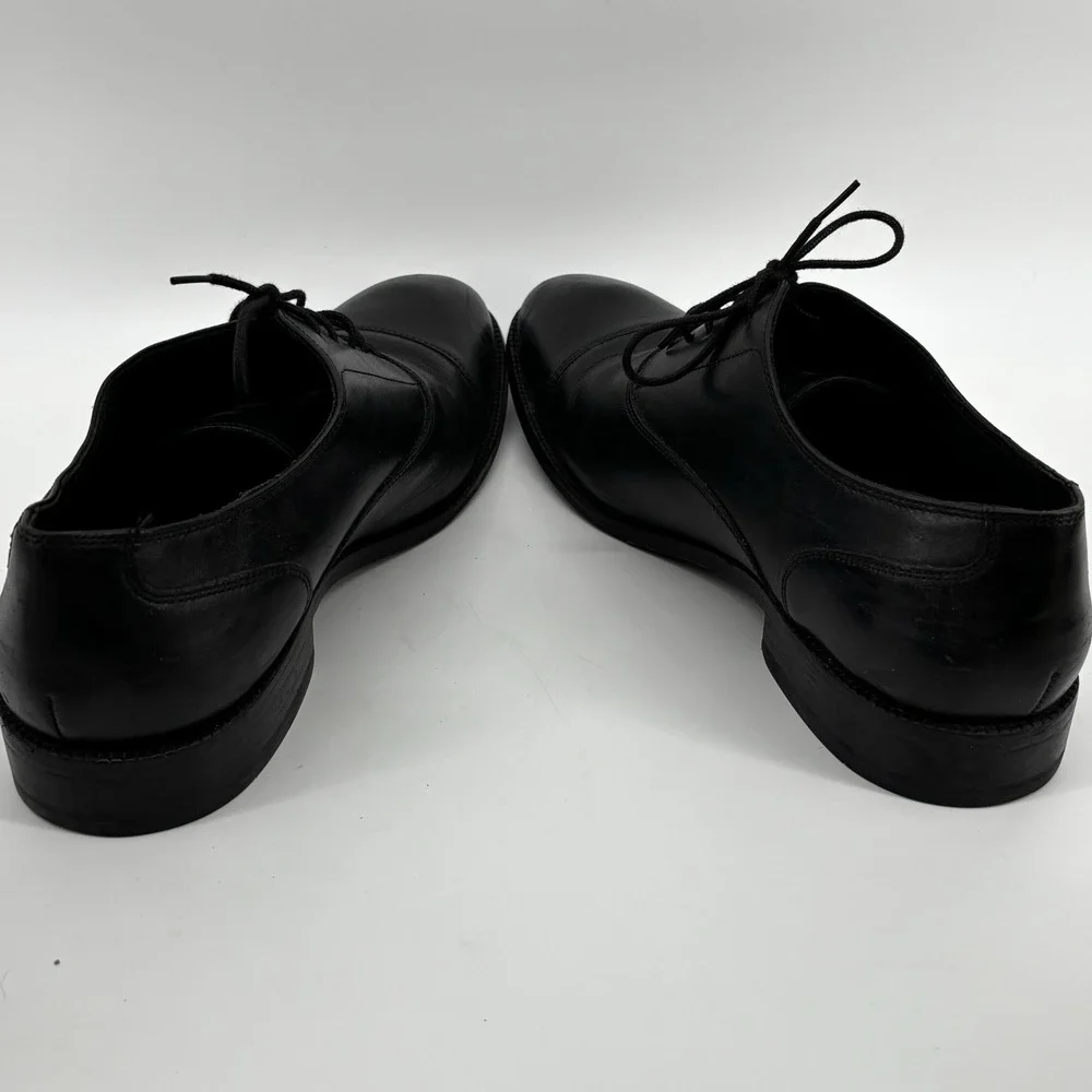 Cole Haan Williams Cap Toe Oxford Dress Shoes Men's‎ 10.5 Black Leather C12202